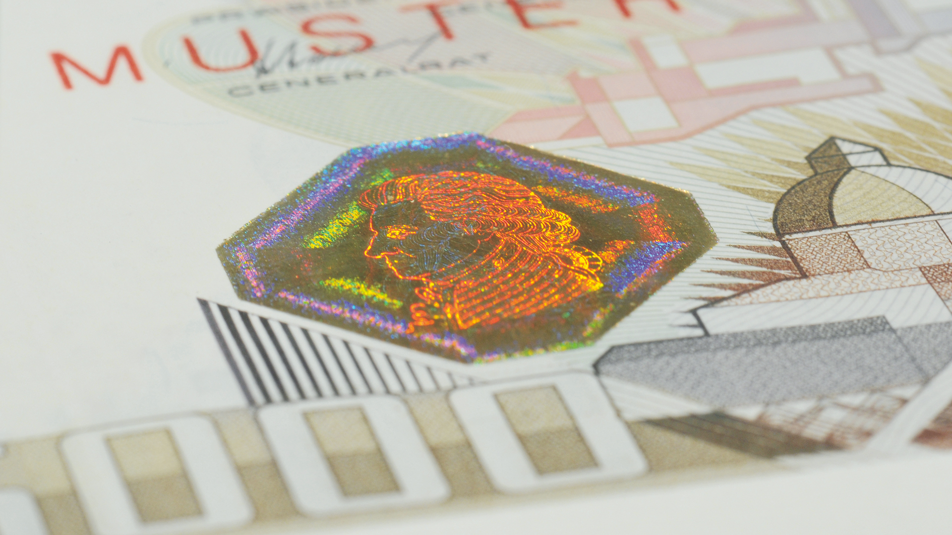 Sichere Banknoten mit KURZ